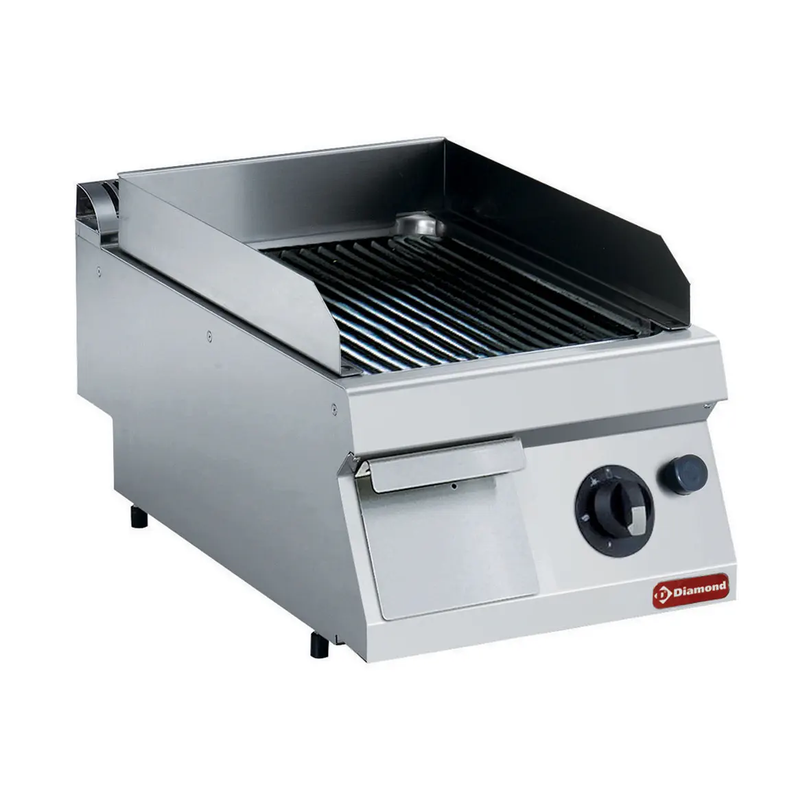 Plaque cuisson gaz, rainurée -TOP-