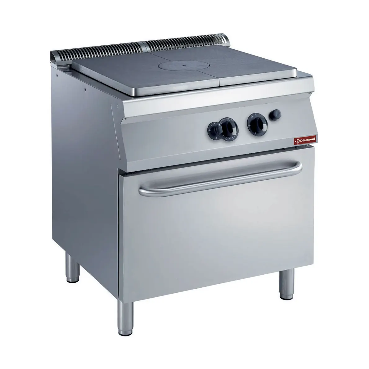 Fourneau taque coup de feu, four gaz GN 2/1