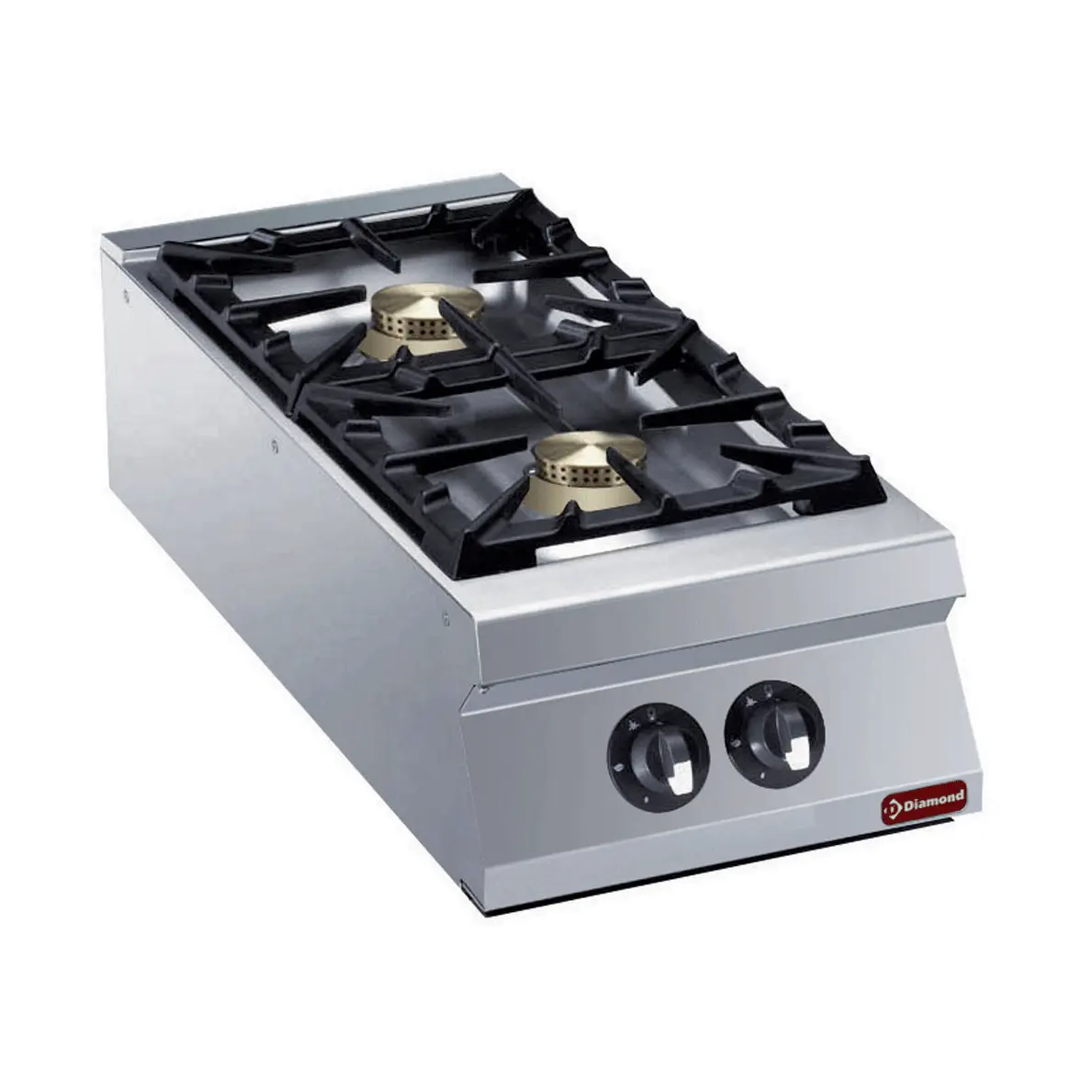 Cuisinière 2 feux vifs gaz -TOP- "POWERFUL"