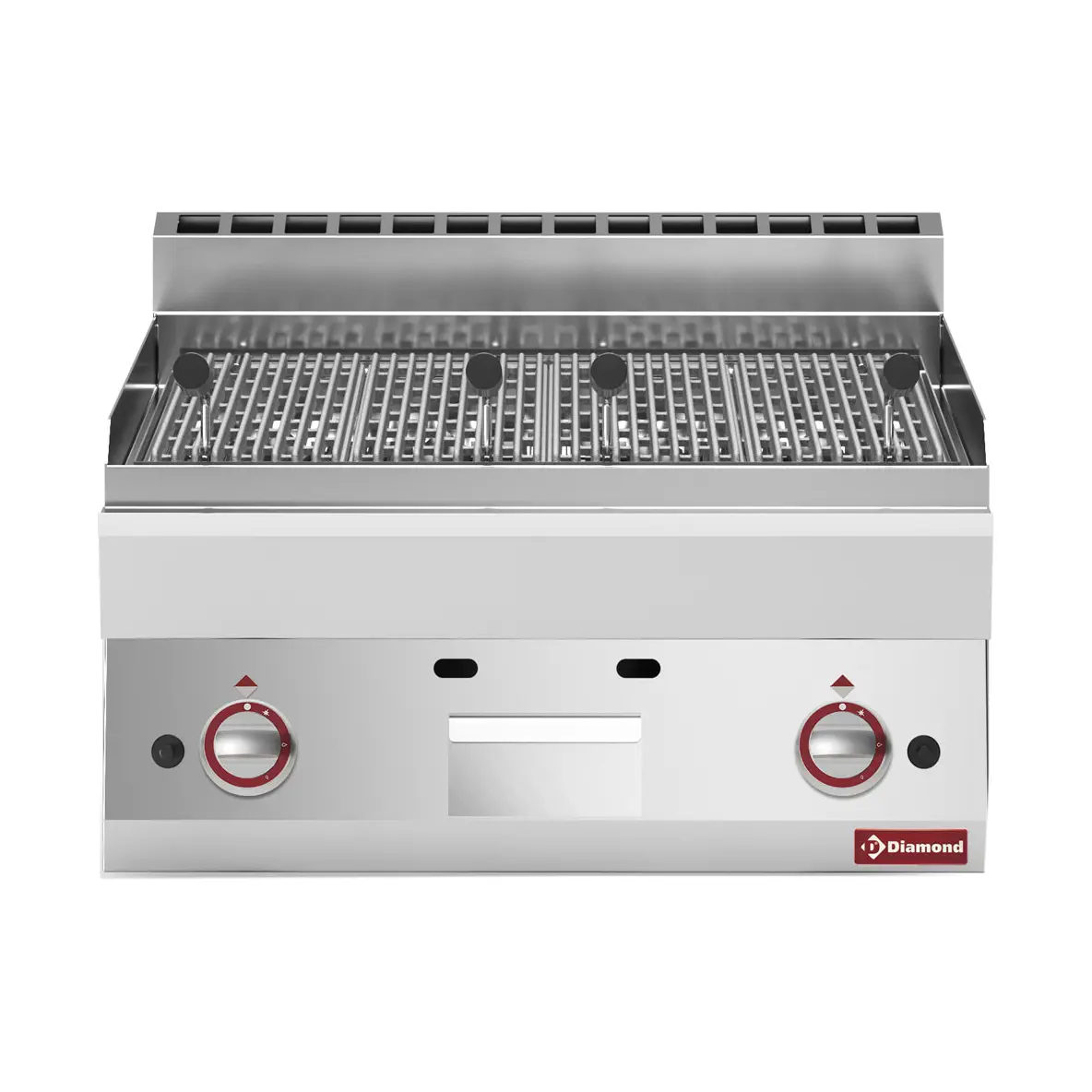 Grill pierre de lave gaz, grille de cuisson en fonte -Top-