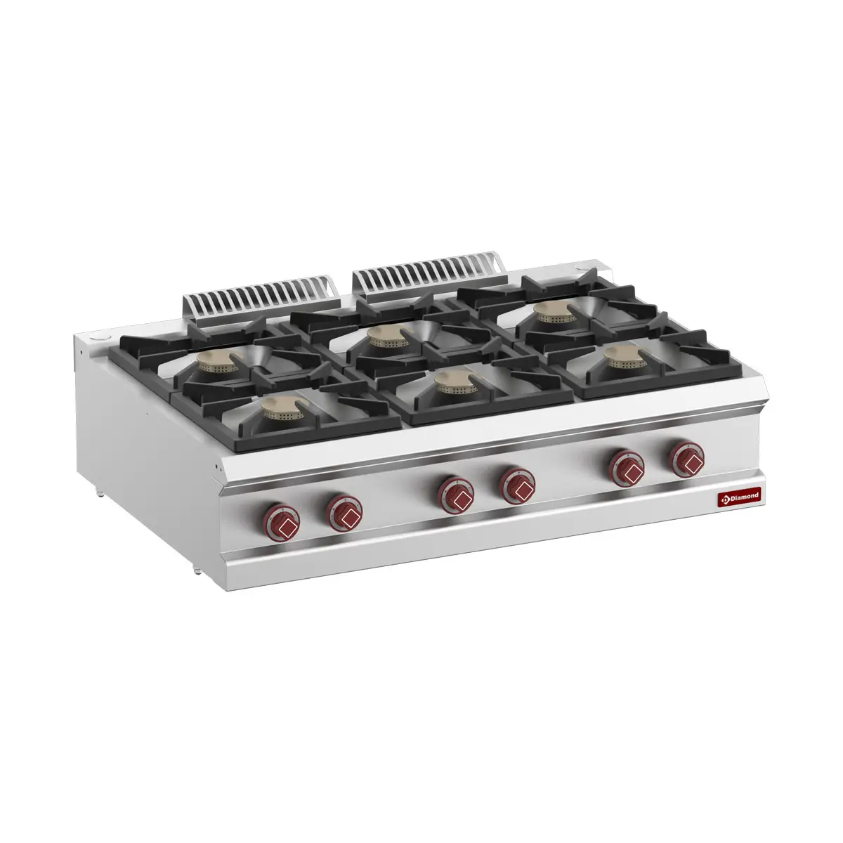 Cuisinière gaz 6 feux vifs -Top-