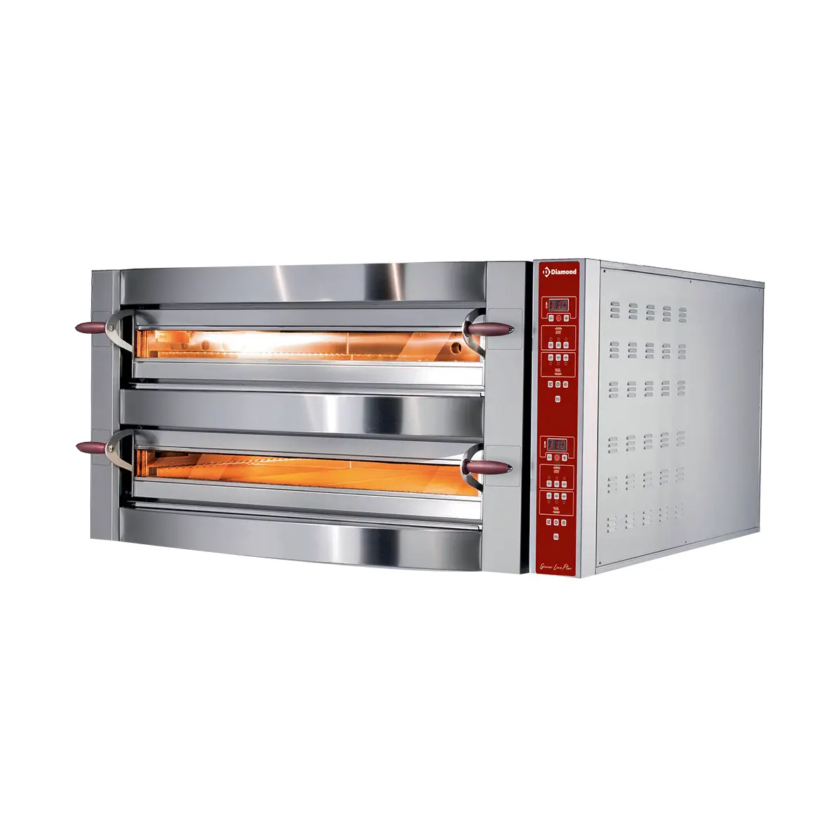 Four électrique, 2 chambres, 2x 6 pizzas 350 mm
