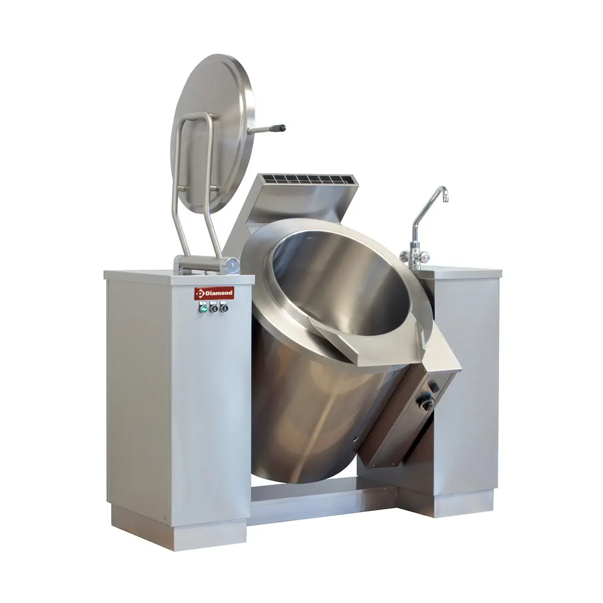 Marmite basculante gaz 500 litres, chauffage indirect