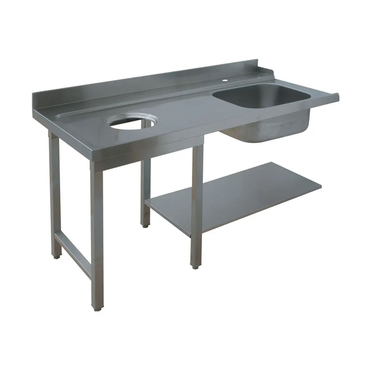 Table d'entrée pour prélavage "gauche"