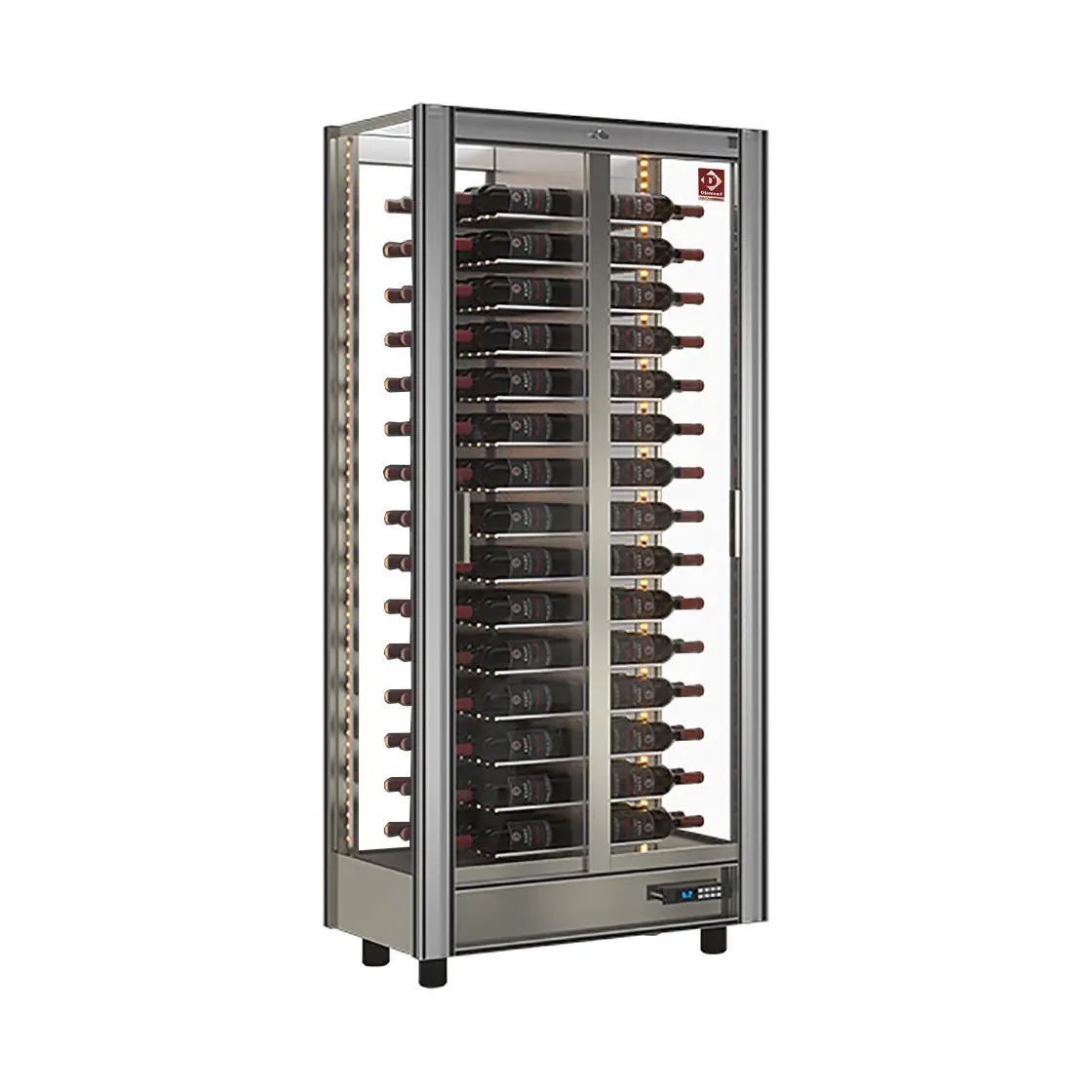 Vitrine réfrigérée à vins Lt. 530 - Traversant - Modulable