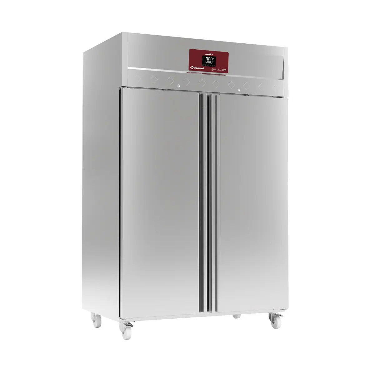 Armoire de congélation ventilée 1400 Lit. 2 portes GN 2/1, sur roues