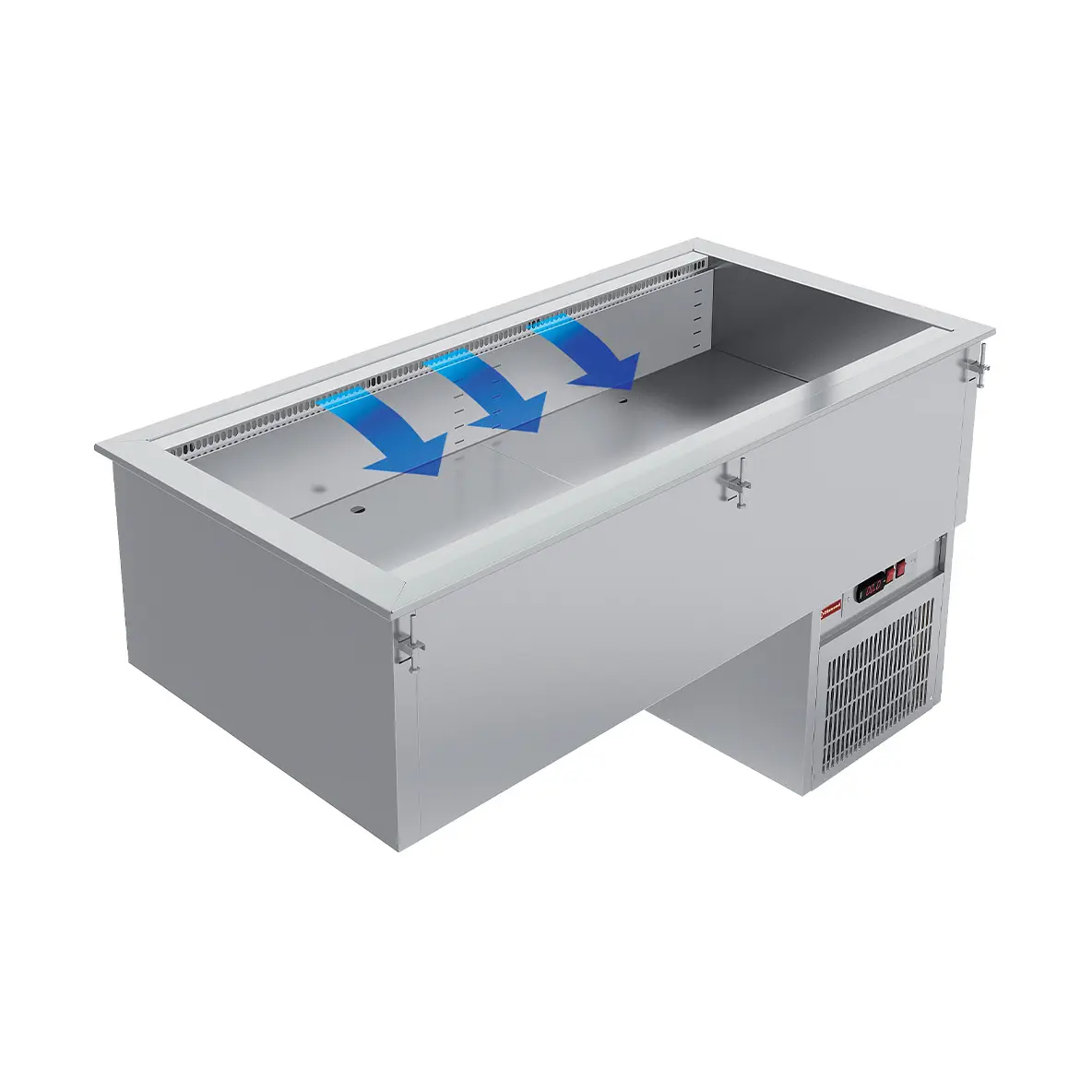 Elément cuve réfrigérée, ventilée, 3x GN 1/1