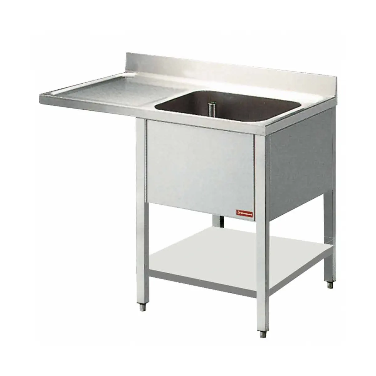 Plonge 1 cuve et 1 égouttoir - 1400 x 700 mm