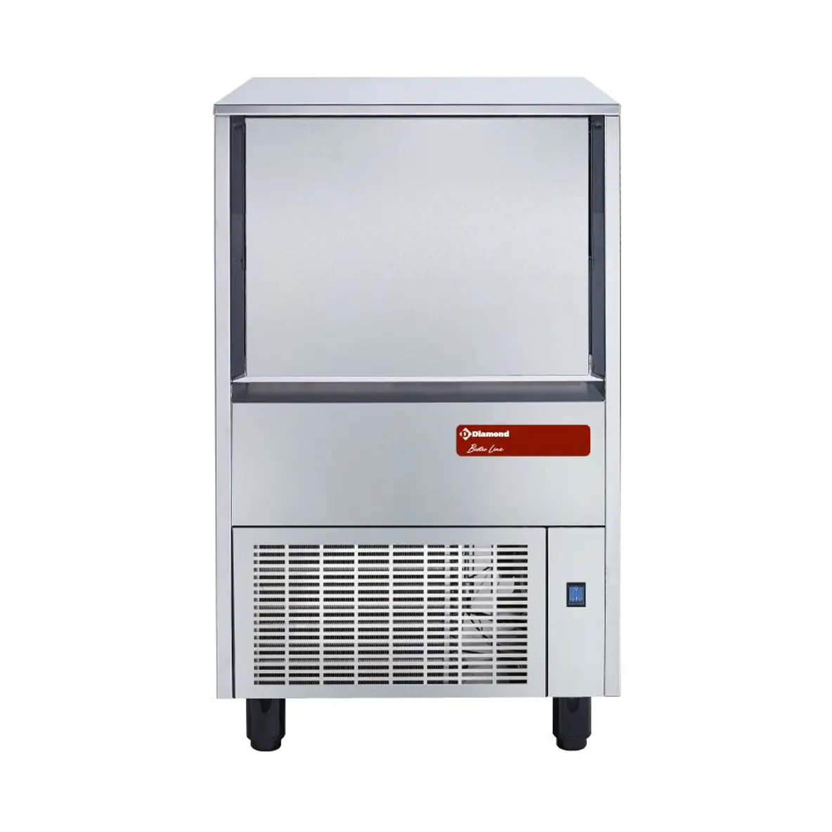 Machine à glaçons creux 48 kg avec réserve 25kg