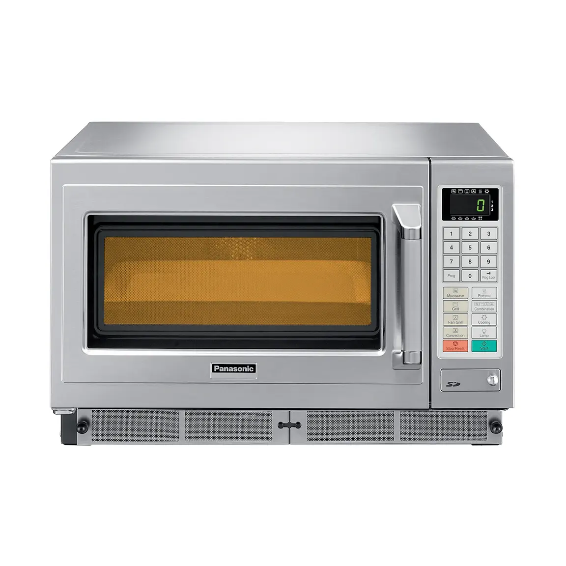 Micro-ondes professionnel 1350 W, "combi" inox