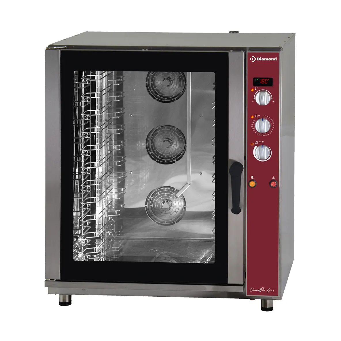 Four à convection électrique, 11x EN (GN), humidificateur automatique