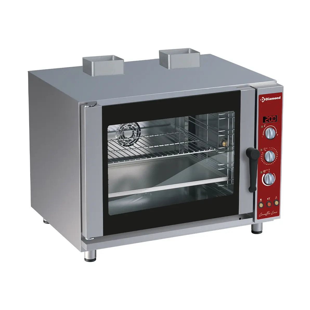 Four à convection gaz, 5x EN (GN), humidificateur automatique