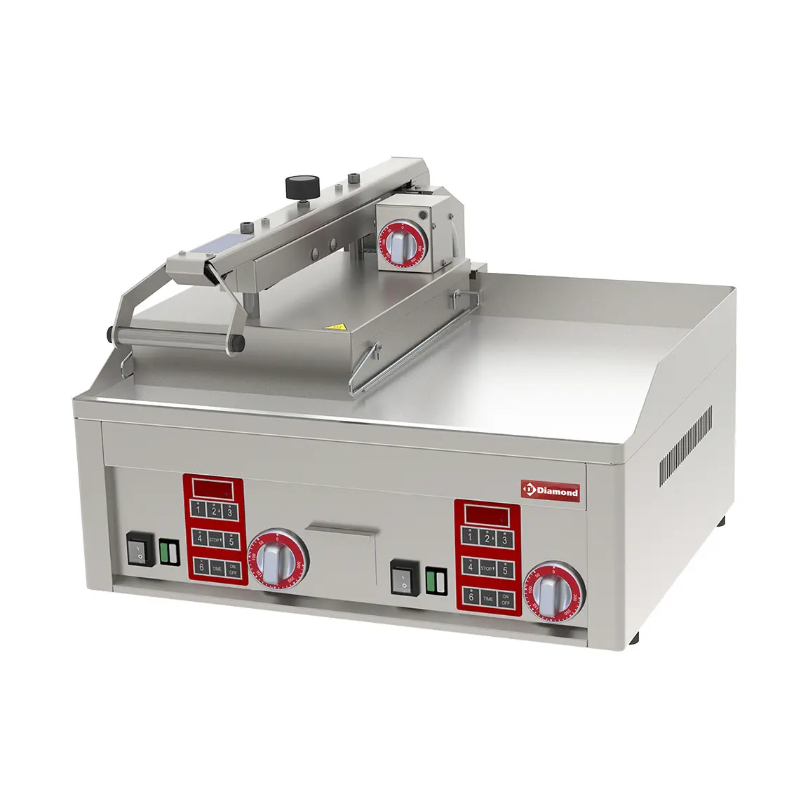 Grill Clam lisse, chromé, 3x 230/1V