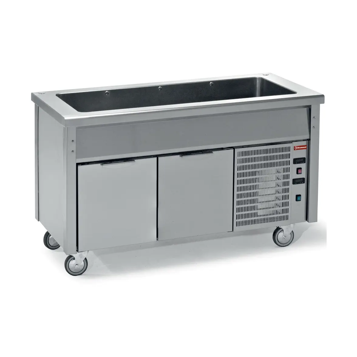 Elément à cuve réfrigérée sur armoire réfrigérée