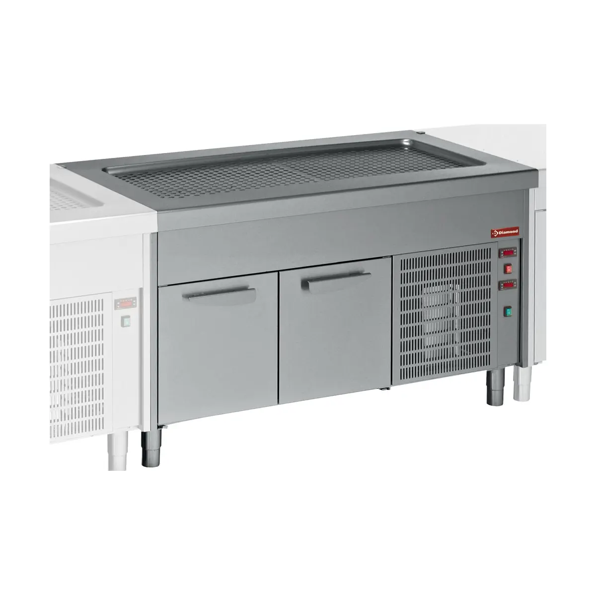 Elément top réfrigeré sur armoire réfrigerée 6x GN 1/1