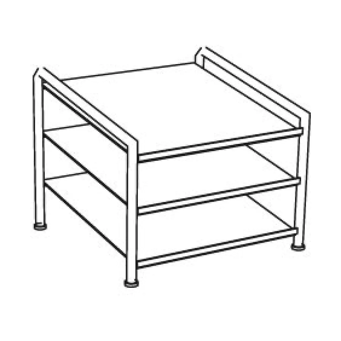 Elément porte-verres, 3 niveaux