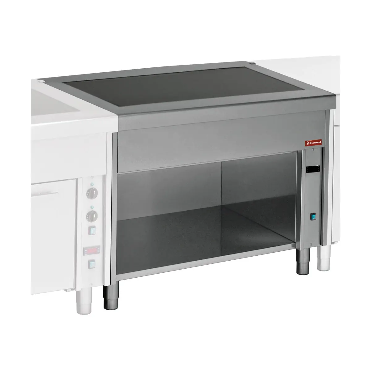 Elément vitro-céramique sur armoire 3x GN 1/1