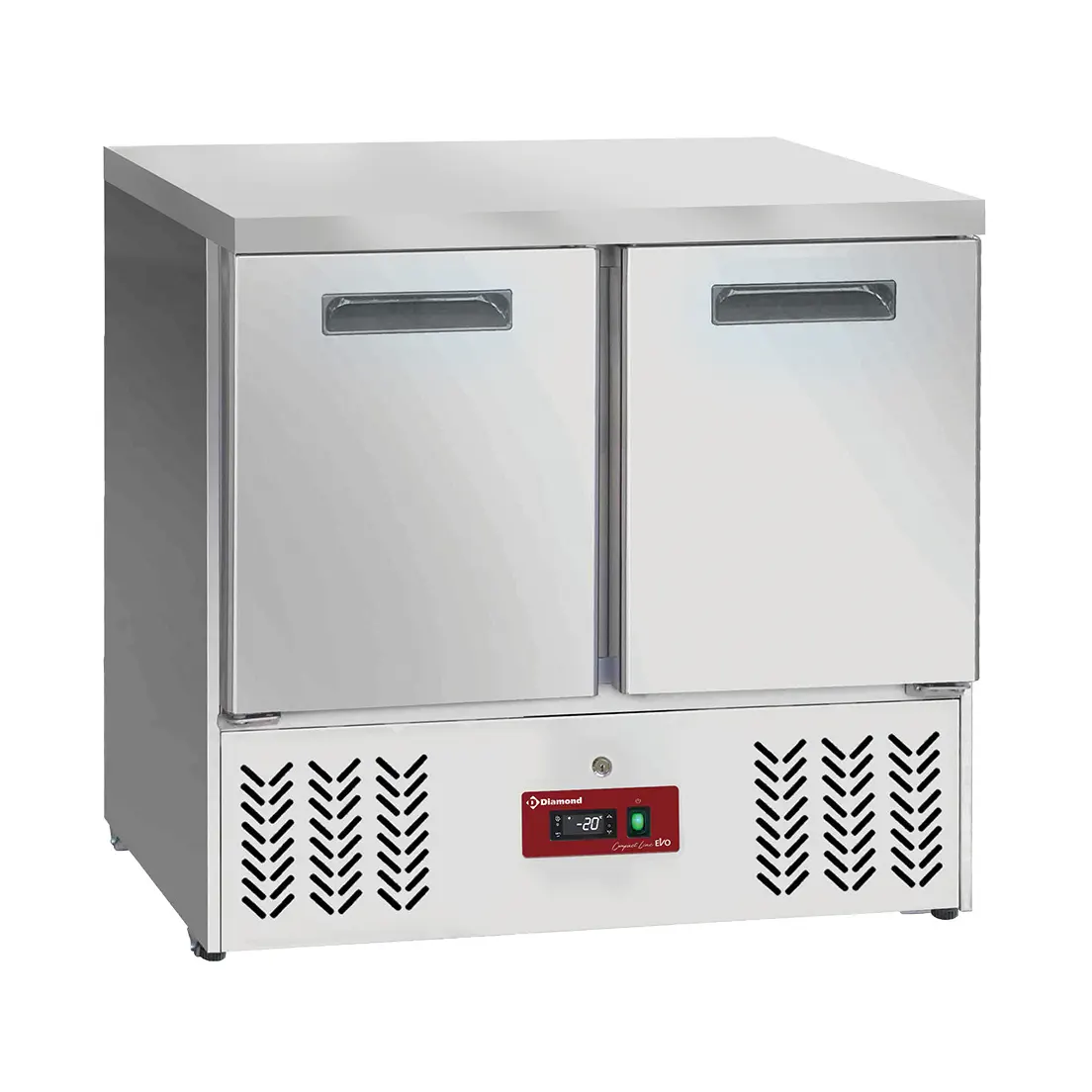 Table de congélation, 2 portes GN 1/1