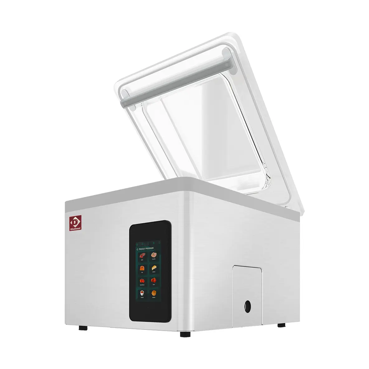 Machine sous-vide, cuve inox 460x420xh180 mm. 21 m3/h ecran TOUCH