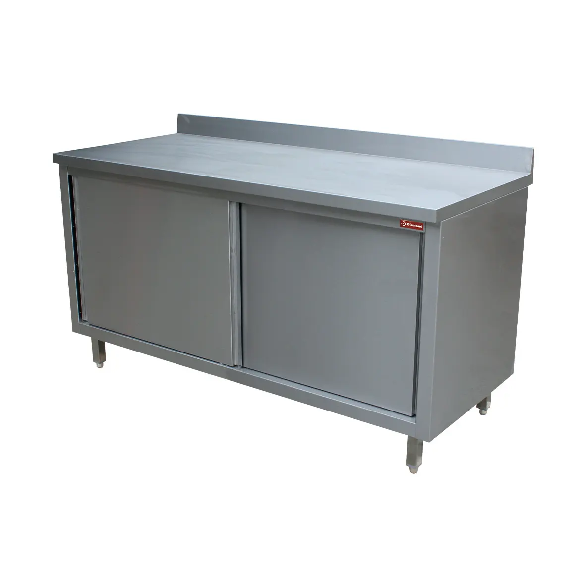 Table armoire neutre, portes coulissantes, murale - 1000 x 600 mm