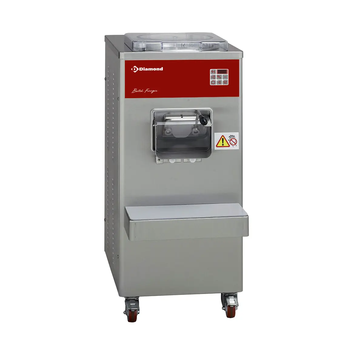 Turbine à glace verticale automatique, 60 L/h, condenseur à air