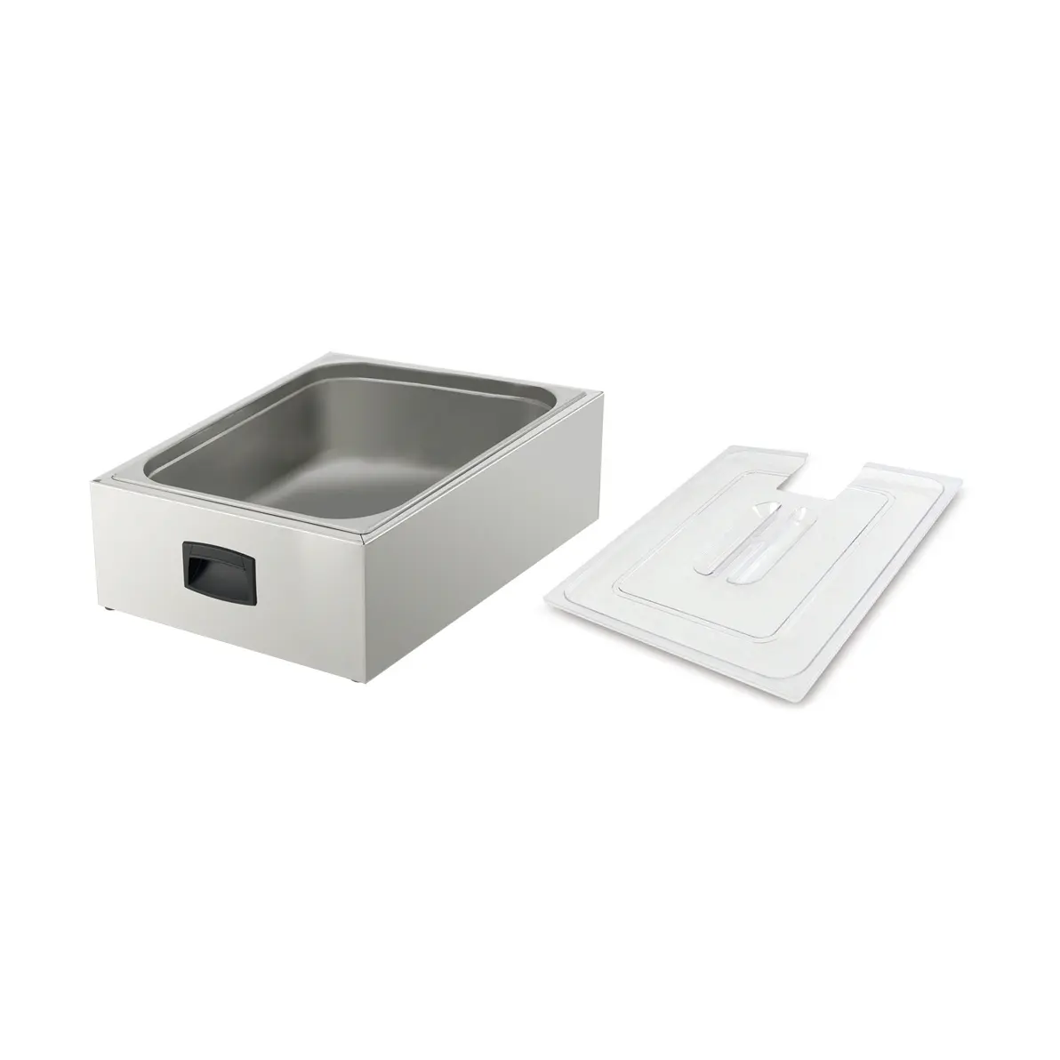 Cuve GN 2/1 pour cuiseur sous-vide avec couvercle