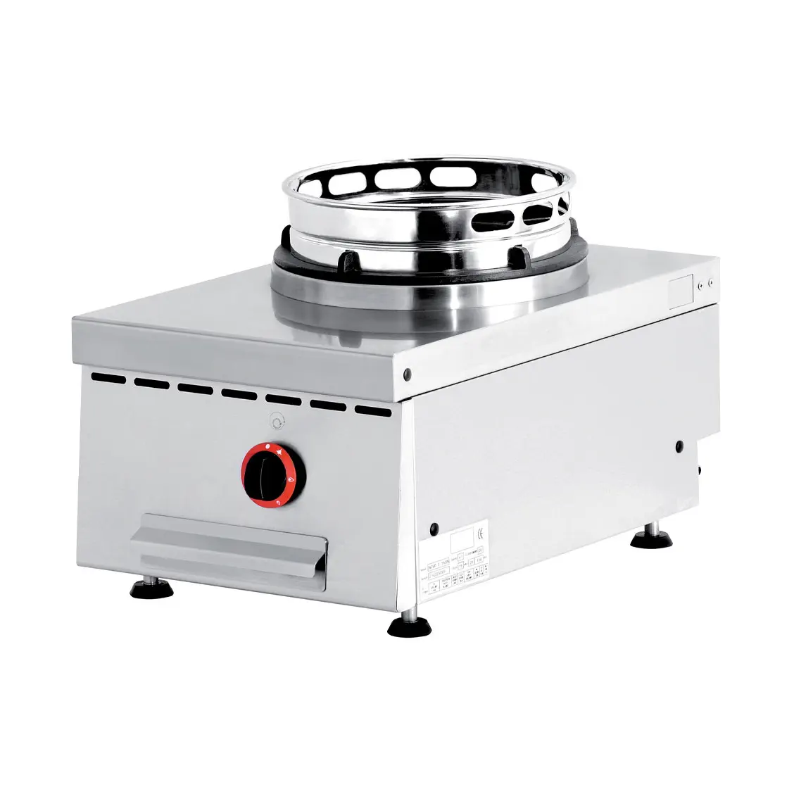 Feu wok gaz de table, 1 feu (13 kW)