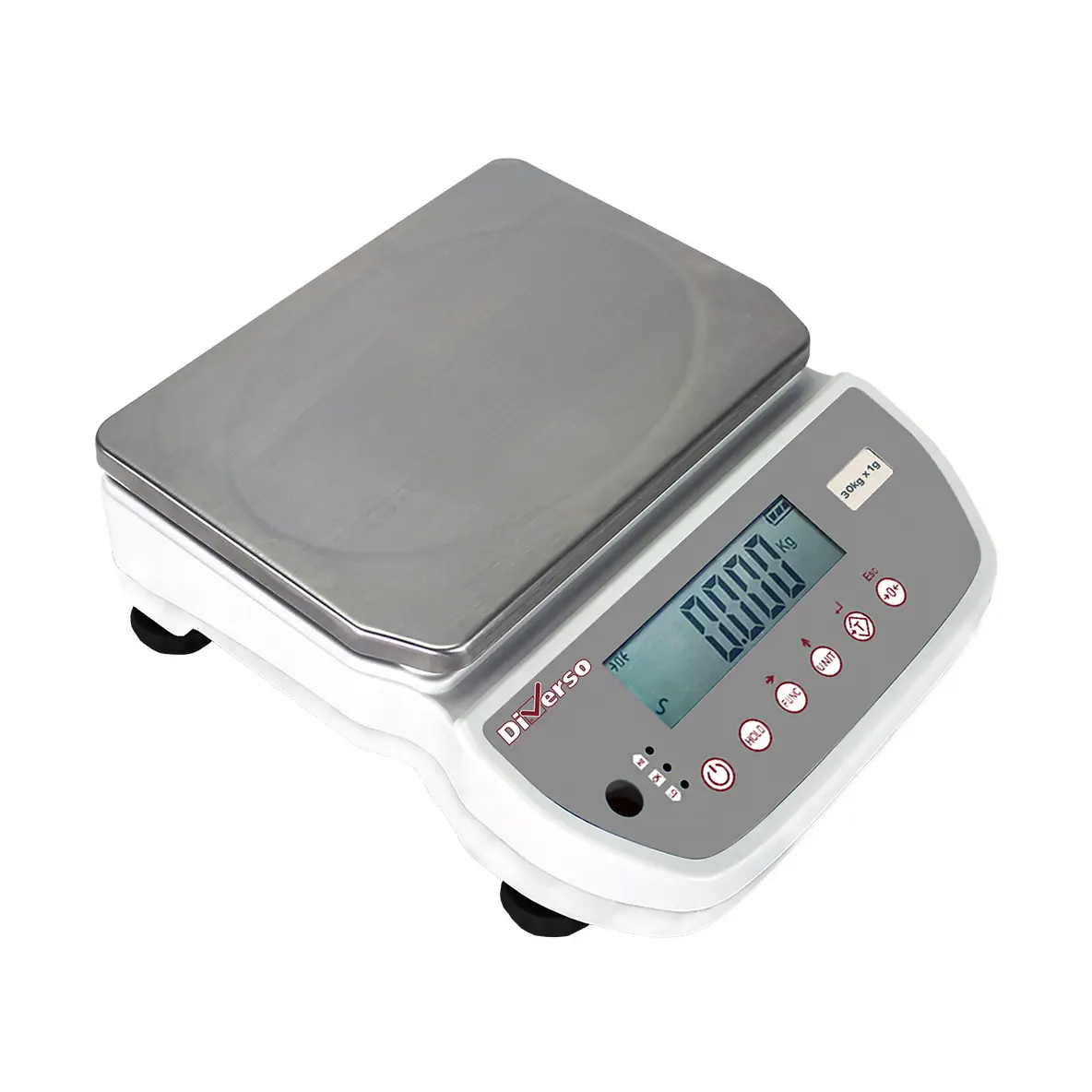 Balance électronique inox, 30Kg x 1g