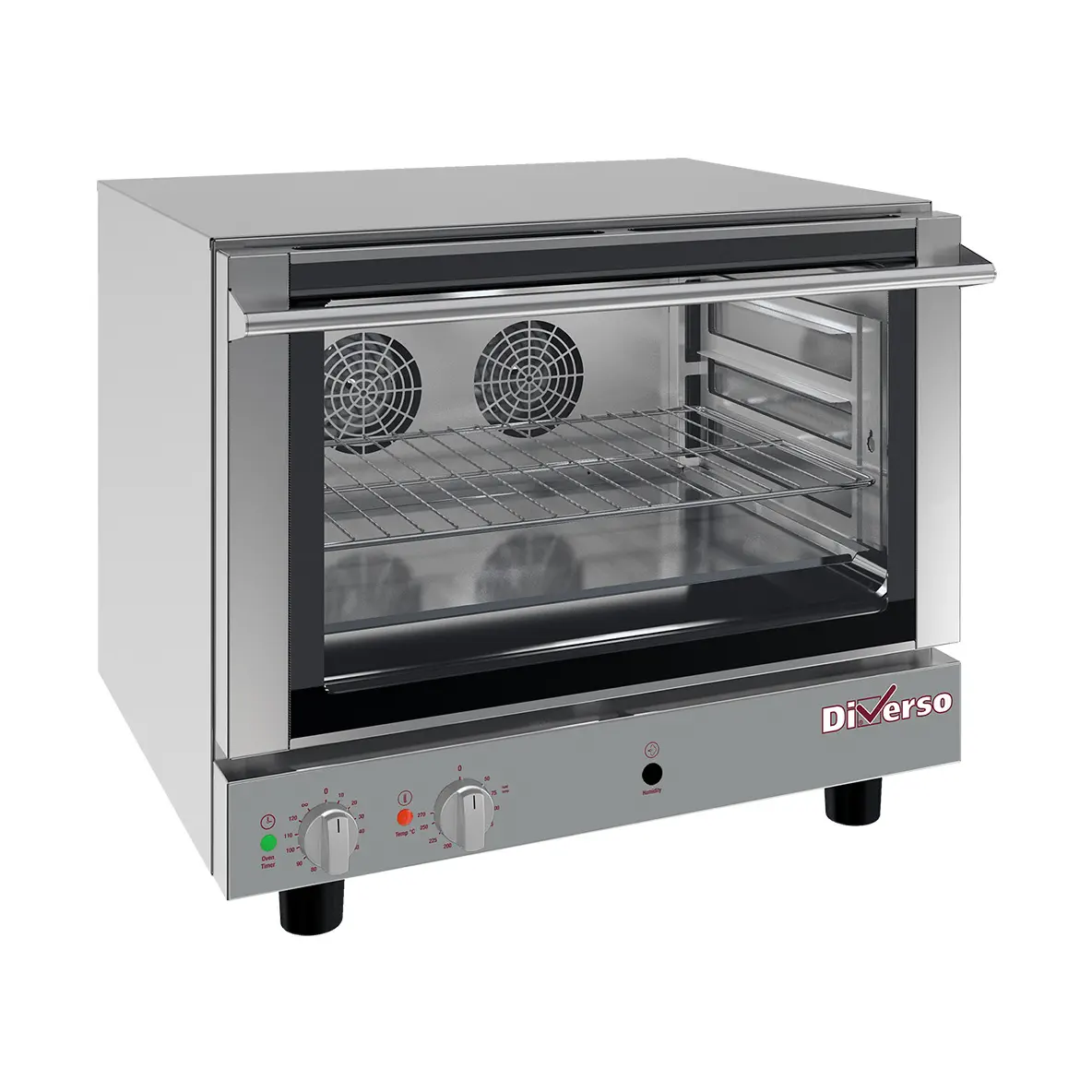 Four électrique à convection, 4x 600x400 mm + humidificateur manuel