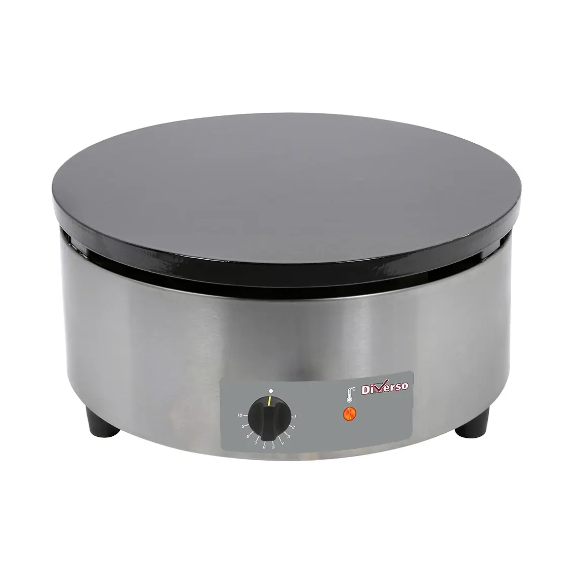 Crêpière haut rendement, électrique, Ø 400 mm "émaillée"