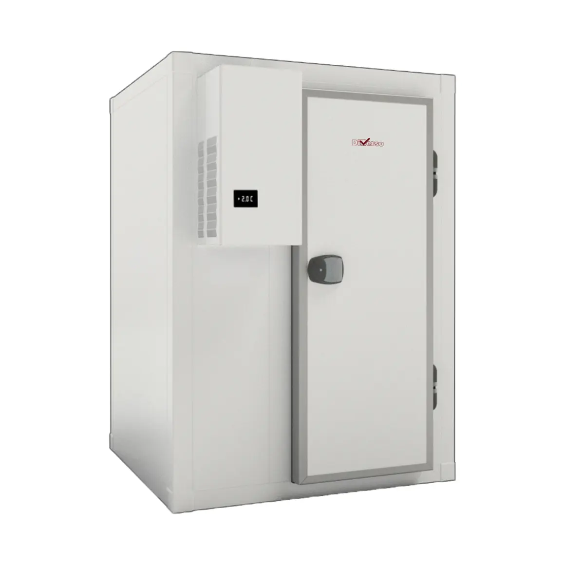 Chambre ISO 60 avec groupe, dim.int. 1430 x 1230 xh 2030 mm (4,07 m³ ) - 1550 x 1350 mm