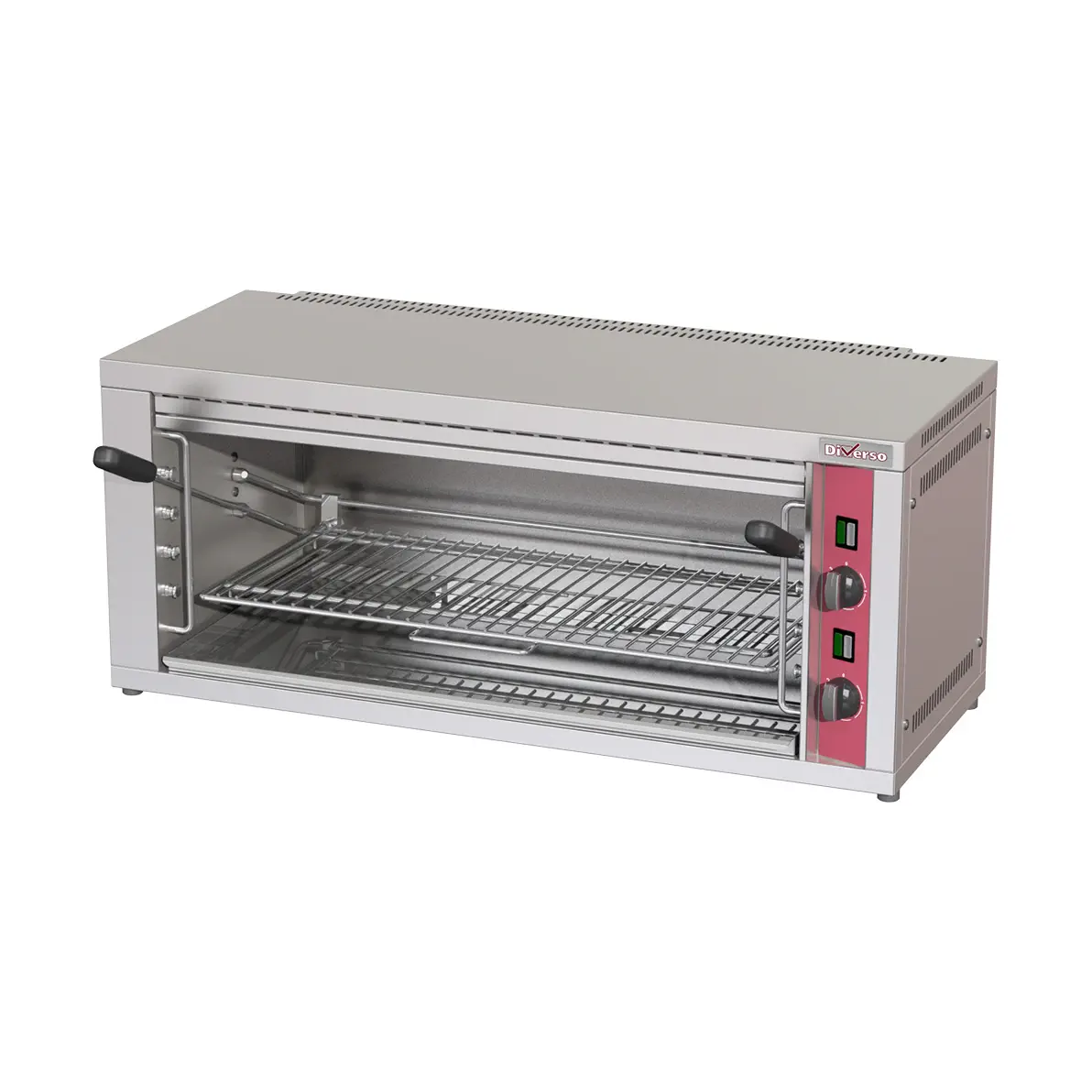 Salamandre électrique, avec grille réglable par levier