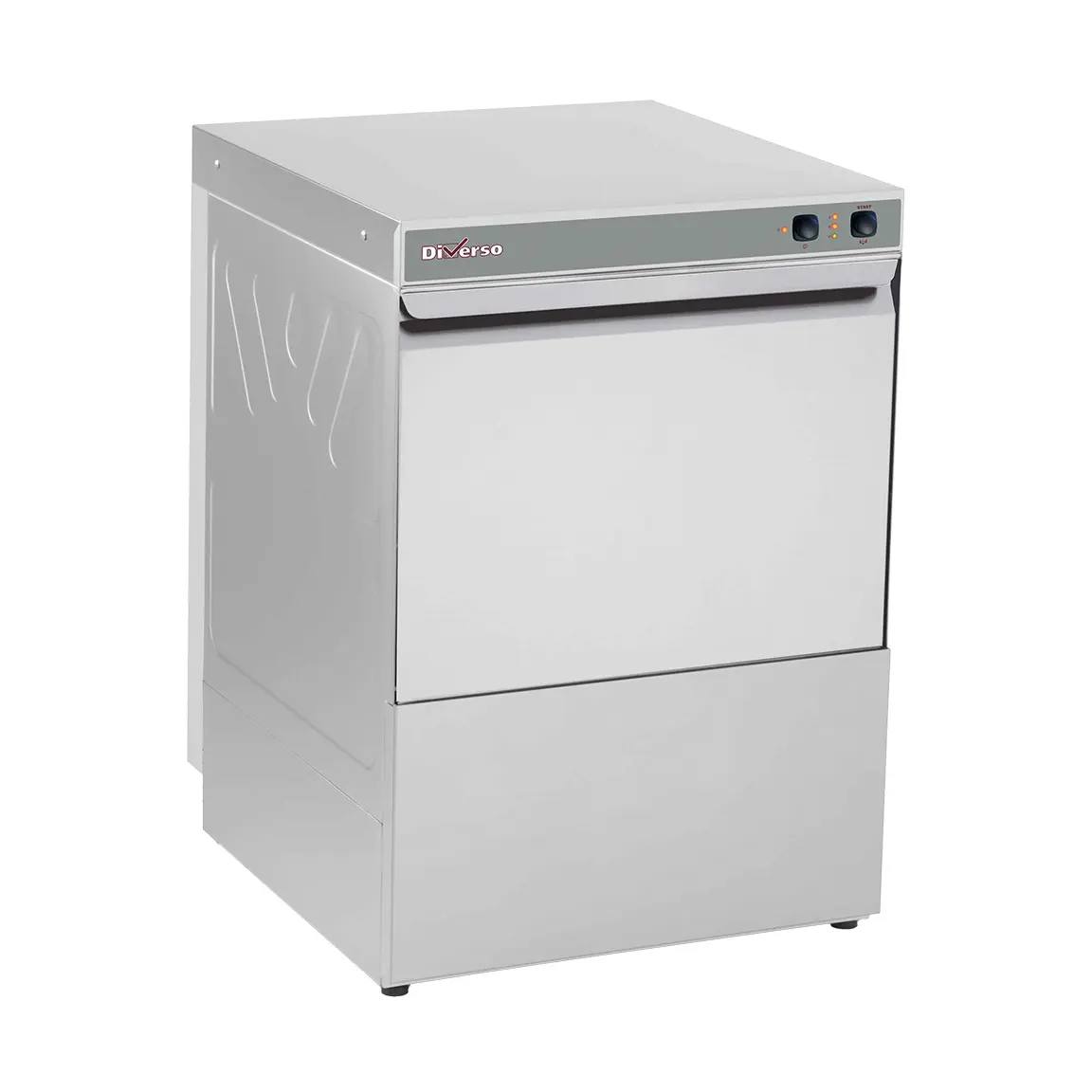 Lave-vaisselle panier 500x500 mm, avec pompe vidange et doseur de produit de lavage