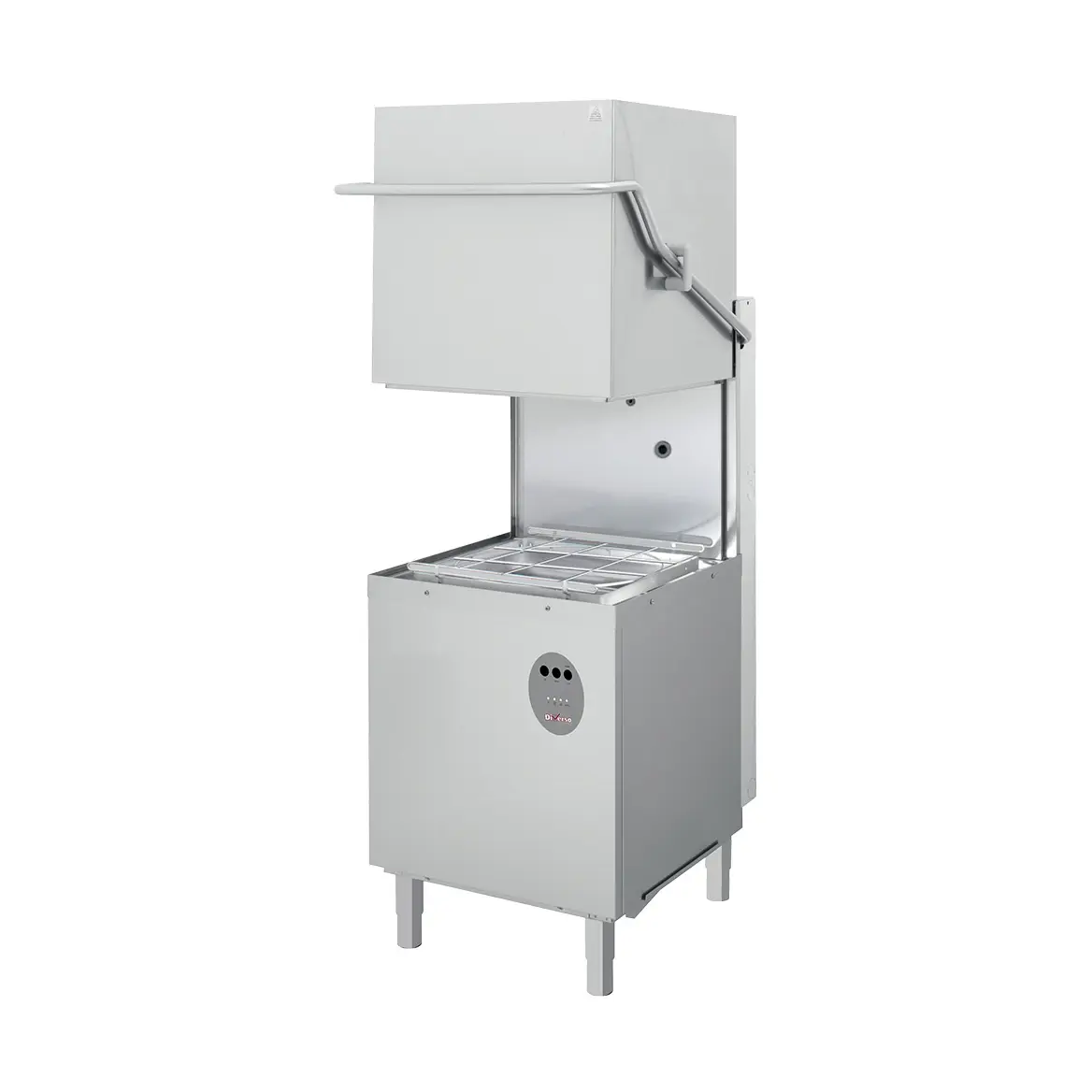 Lave-vaisselle capot, panier carré 500x500 mm avec doseur de produit  de lavage