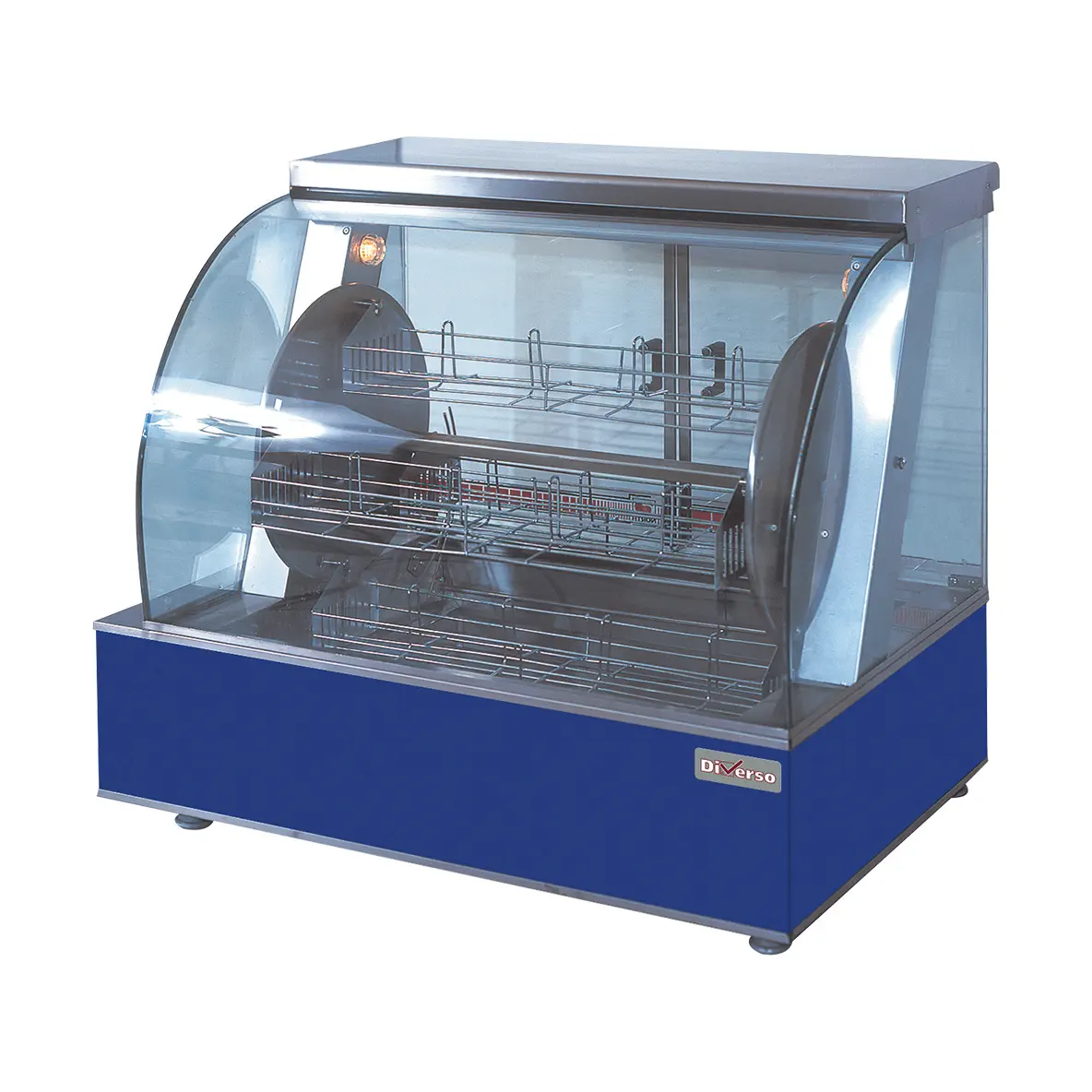 Rôtissoire électrique rotative, 4 paniers, 16-20 poulets