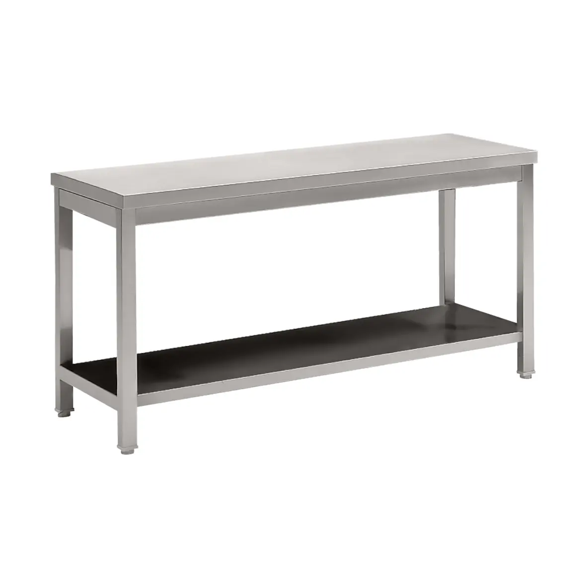 Table de travail ECO avec tablette inférieure - 1600 x 700 mm