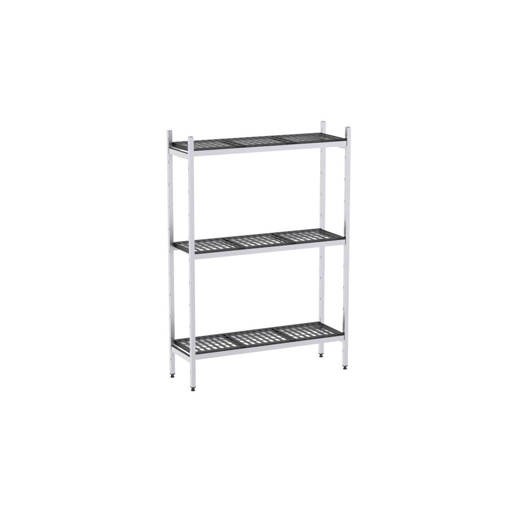 Rayonnage aluminium 1373x370 2000 3 niveaux