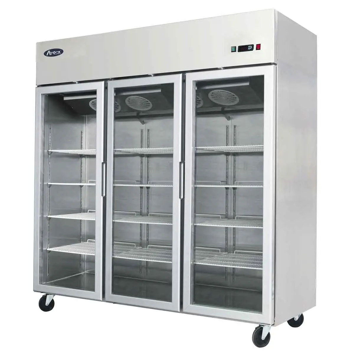 Armoire positive compacte 3 portes vitrées 1390L