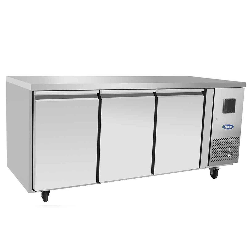 Table réfrigérée négative GN1/1 - 3 portes - 420L
