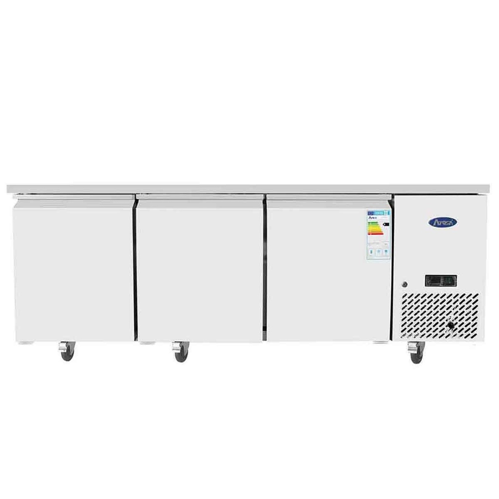 Table réfrigérée positive 600x400 - 3 portes - 580L