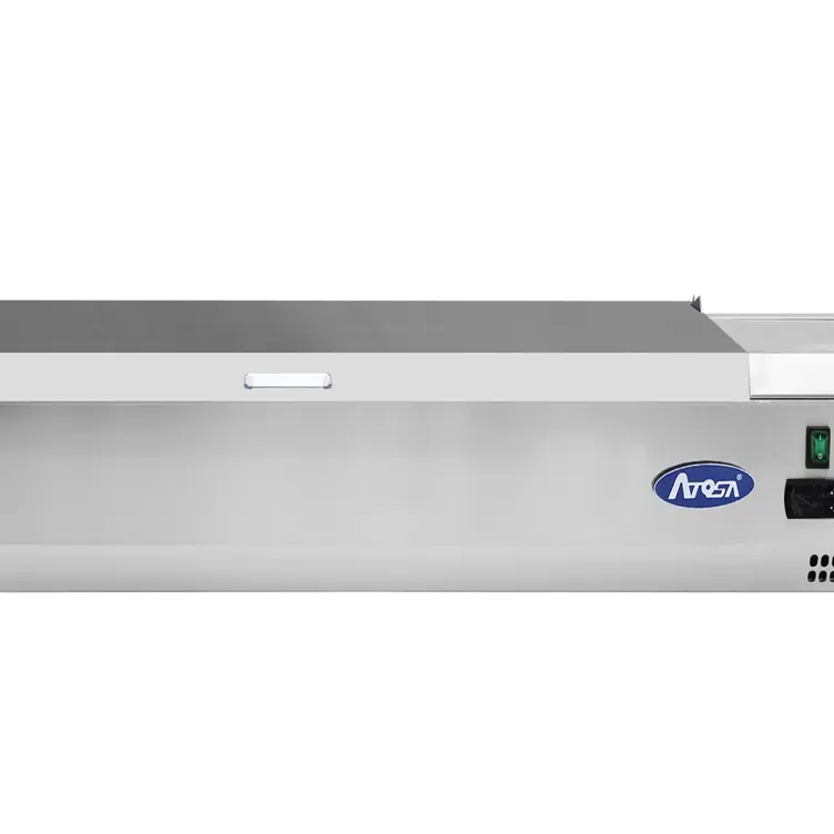 Présentoir à ingrédients VRX 1400/380 - Couvercle inox - 32L - Inox