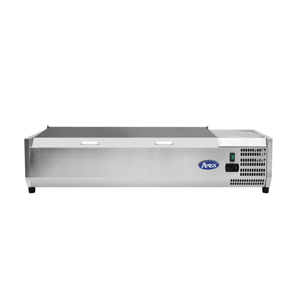 Présentoir à ingrédients VRX 1500/380 - Couvercle inox - 53L - Inox