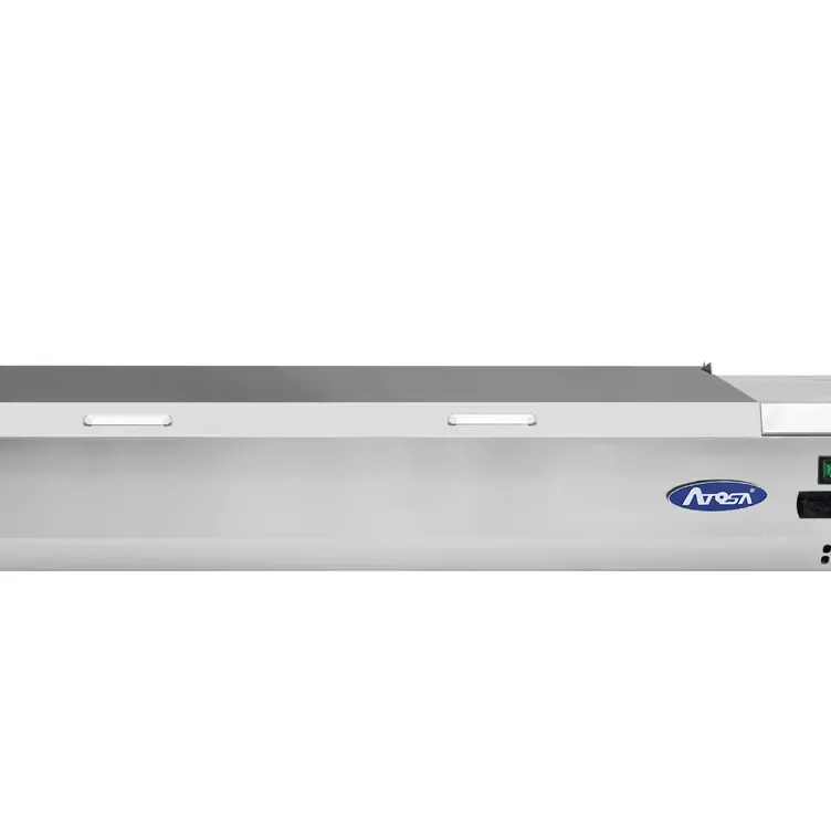 Présentoir à ingrédients VRX 2000/380 - Couvercle inox - 76L - Inox