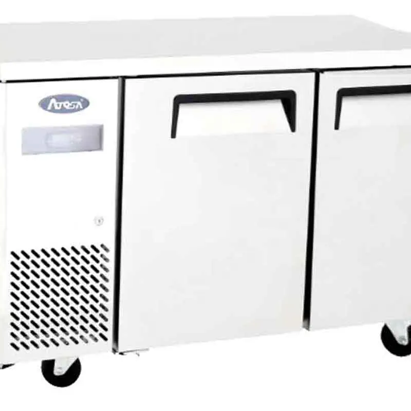 Table réfrigérée compacte négative - 2 portes - 370L