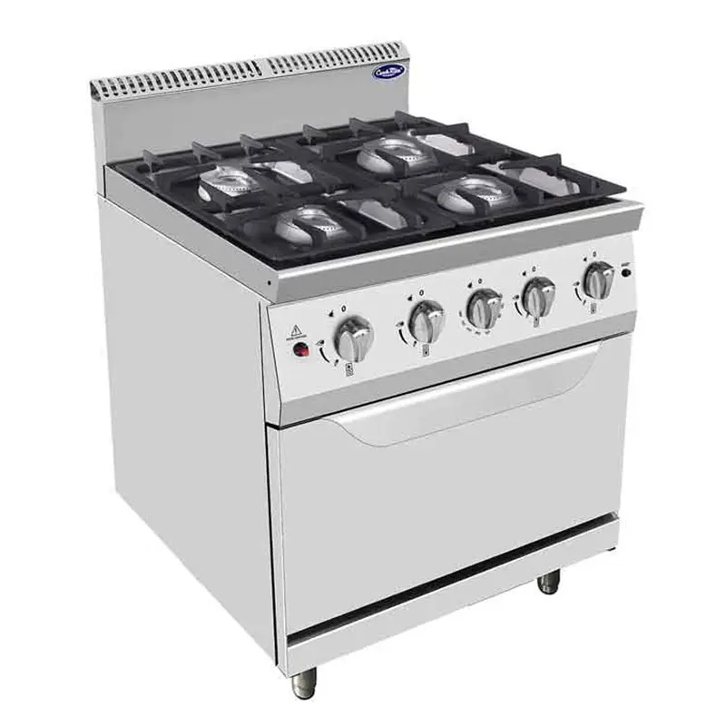 Fourneau gaz série 700 - 4 brûleurs + Four gaz statique