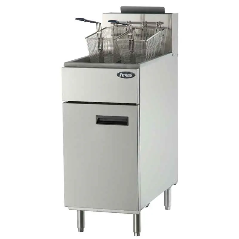 Friteuse gaz butane/propane - Haut rendement - Cuve 21L