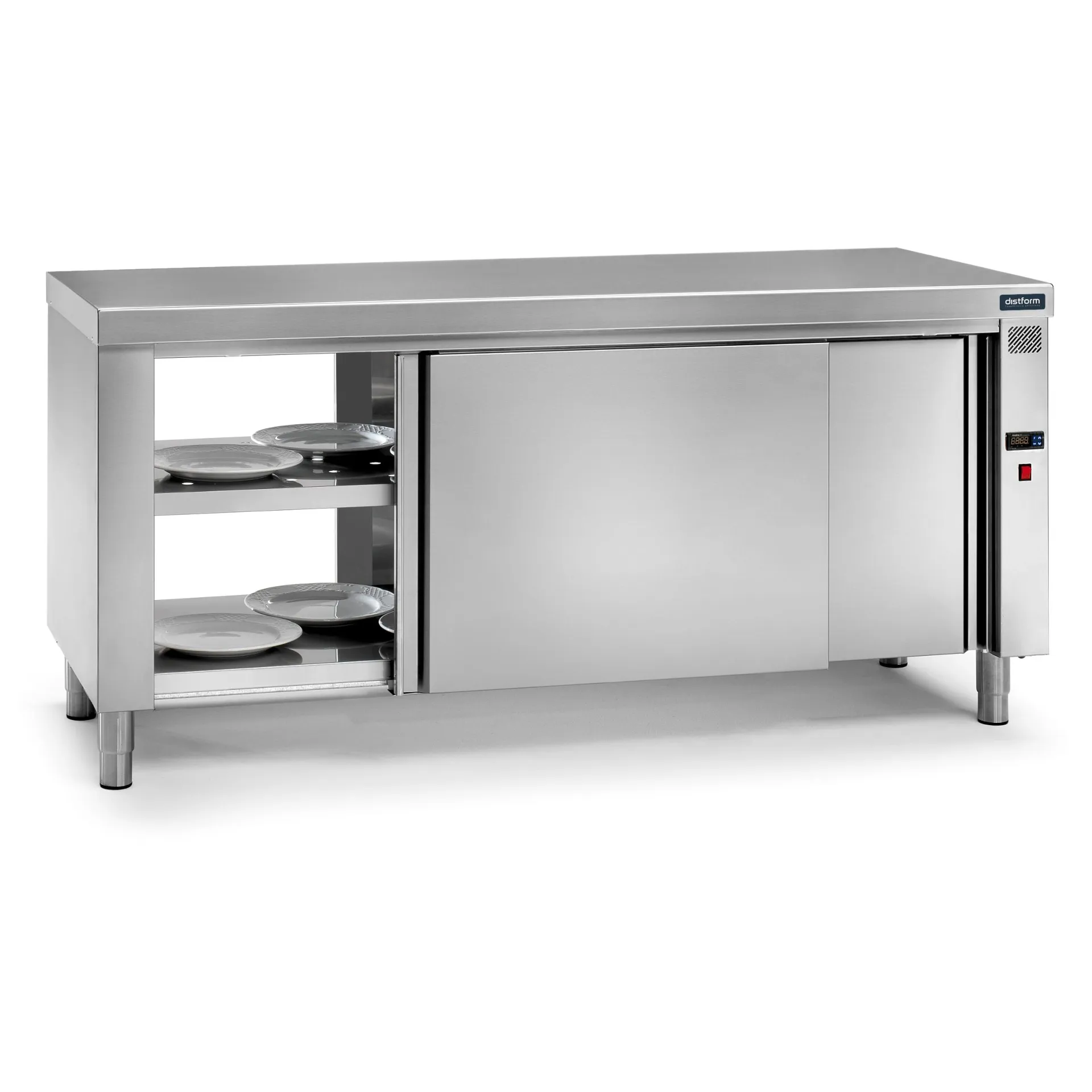 Table chauffante centrale traversante 2000x700x850 3000 W