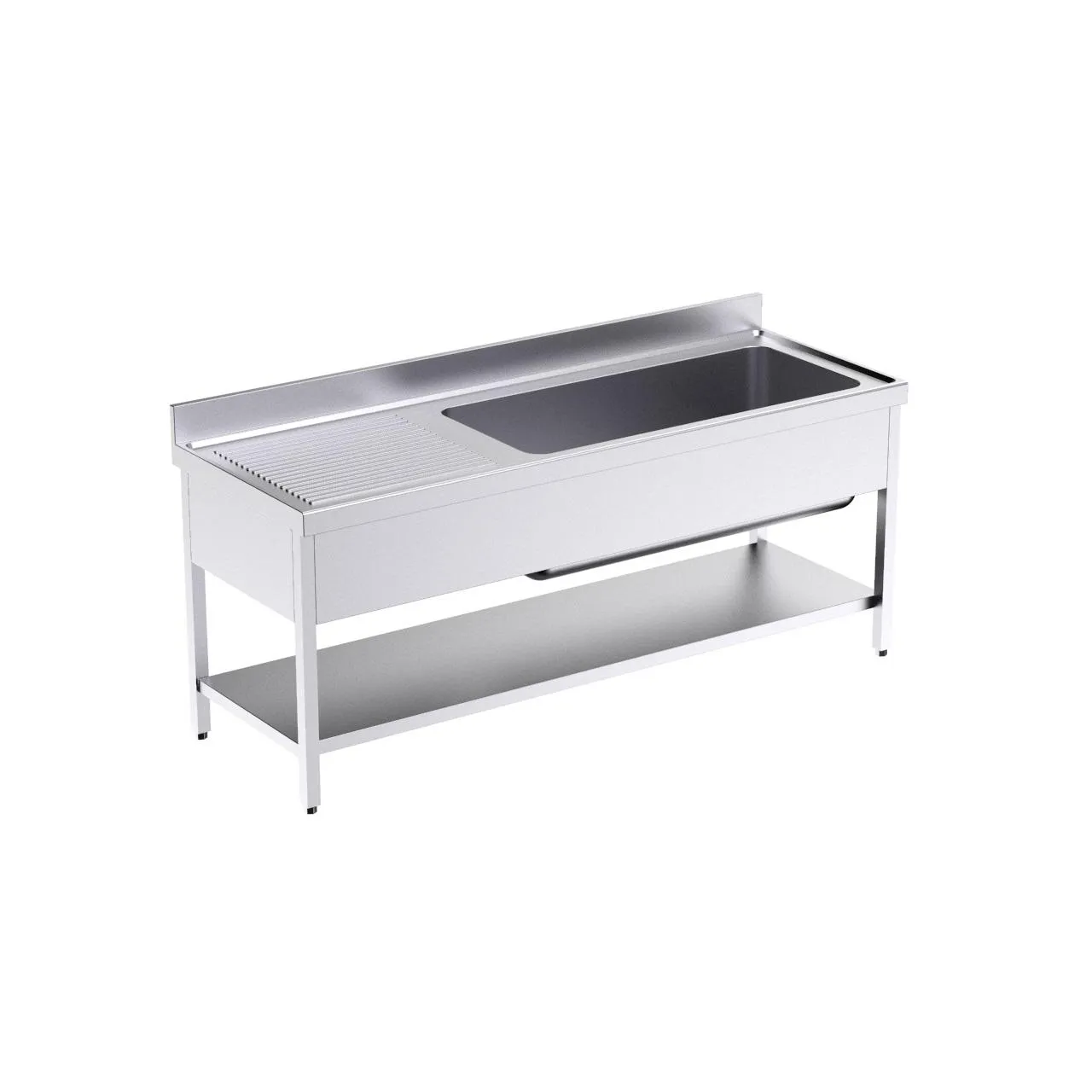 Bâti avec plonge GC 2000x700 G et étagère