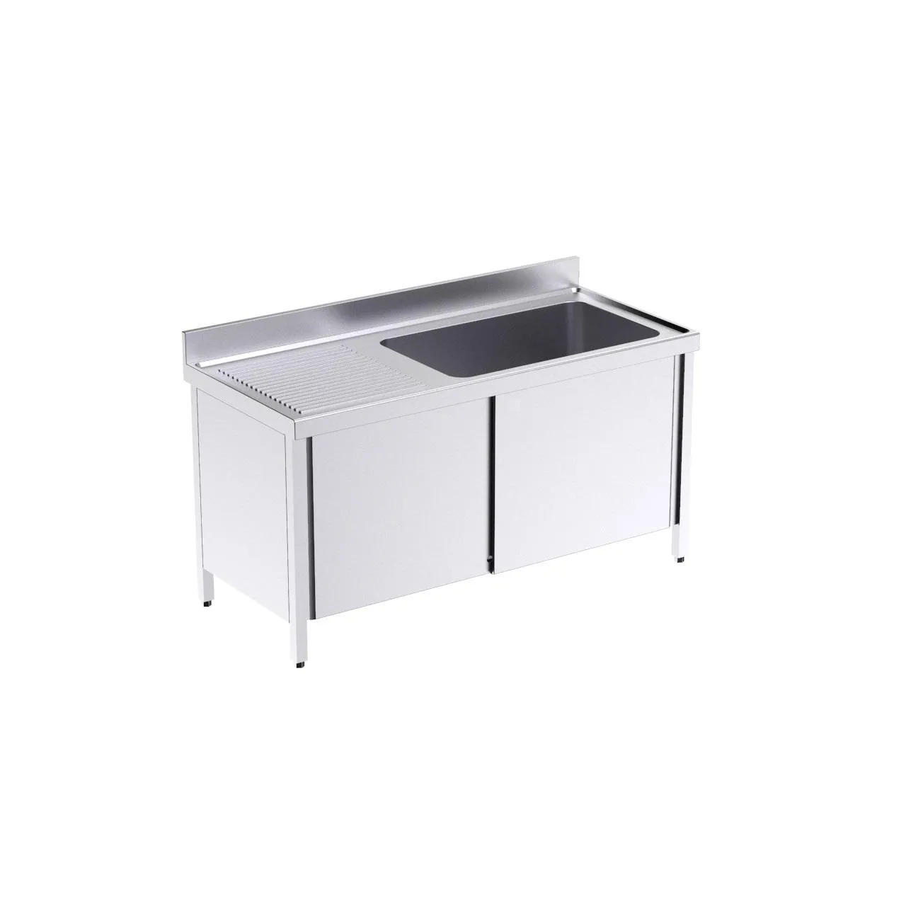 Plonge GC avec portes 1600x700 à gauche