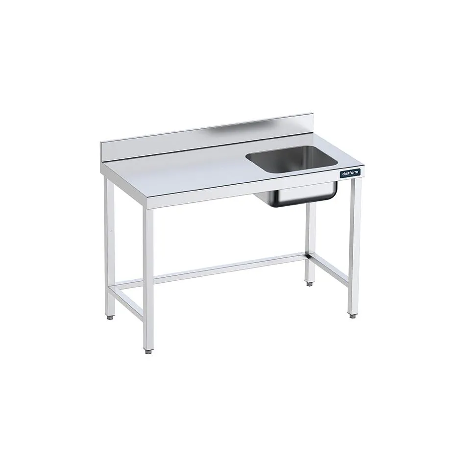 Table de 2000x600 avec bac D et renforts